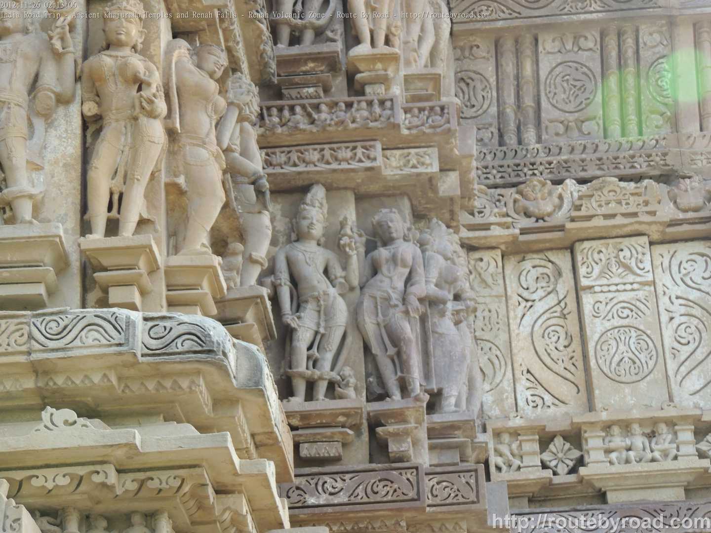 India Road Trip - Ancient Khajuraho Temples and Renah Falls - Renah Volcanic Zone - Route By Road - http://routebyroad.com
